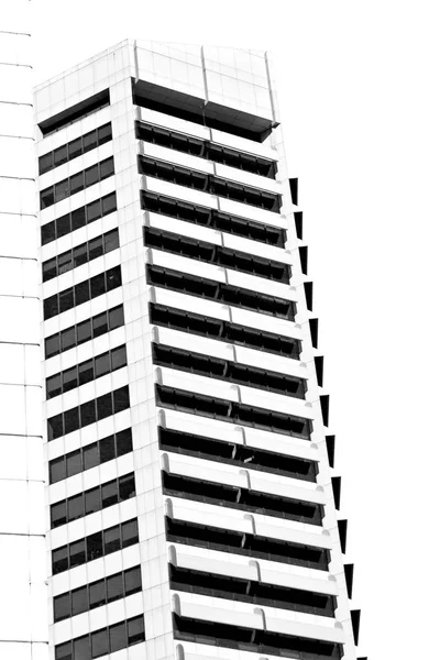 Vollbild Des Wolkenkratzers Abstrakten Hintergrund — Stockfoto