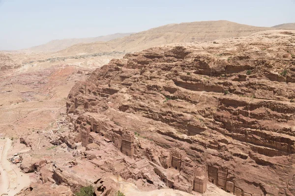 Sítio Antigo Petra Mosteiro Jordânia — Fotografia de Stock