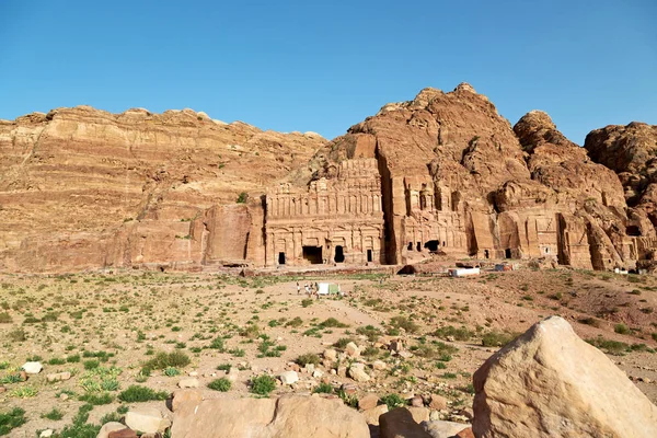 Antika Platsen Petra Jordanien Kloster — Stockfoto