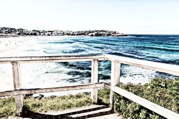 Australië Toeristische Strand Surfen — Stockfoto