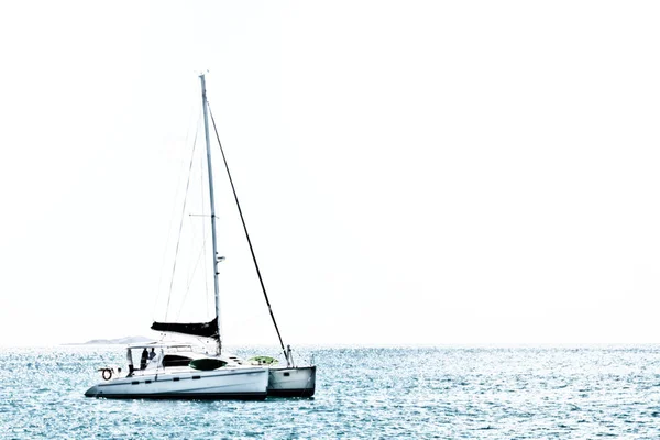 Ilha Austrália Fraser Catamarã Oceano Como Cruzeiro Luxo — Fotografia de Stock