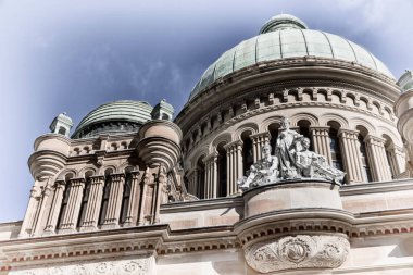 Avustralya'da sydney antik Kraliçe victoria bina ve gök kubbede