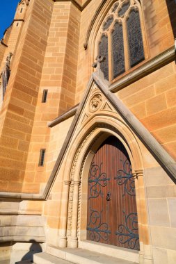 Avustralya'da sydney saint mary Kilisesi ve antika giriş religius kavramı