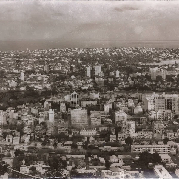 Austrália Sydney Vista Arranha Céu Olho Torre Hous — Fotografia de Stock