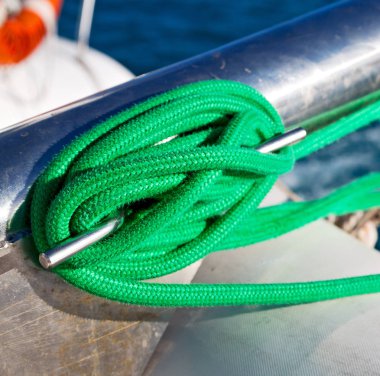 Yeşil vassel ip gibi arka plan, gezinti kavramı 