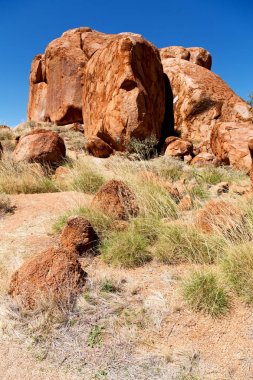 Avustralya'da şeytan s rocks northern Territory'deki mermer