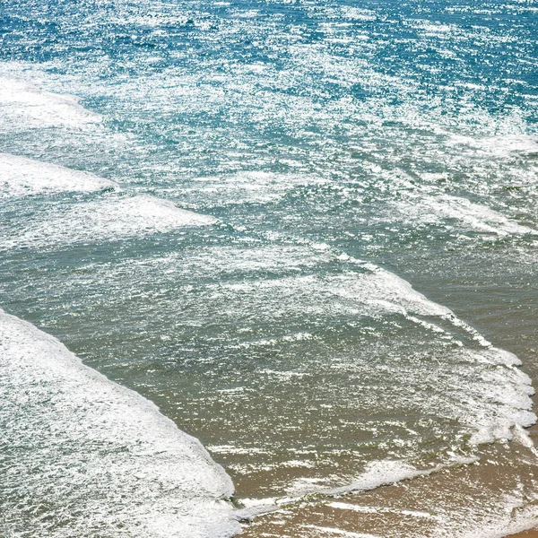 Avustralya Fraser Ada Güneş Işığı Altında Okyanus Dalgası Ile Soyut — Stok fotoğraf