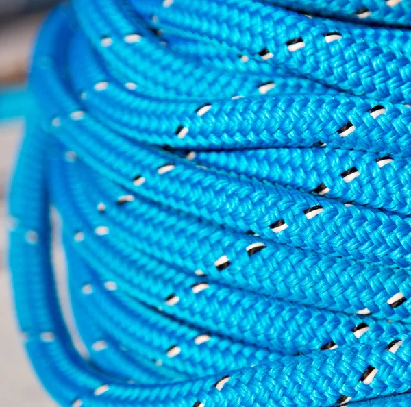 Blue Vassel Rope Background Concept Navigation — Stock Photo, Image