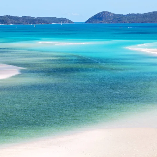 オーストラリアのビーチのウィット サンデー島の風光明媚なビュー — ストック写真