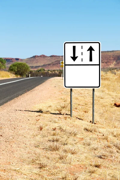 Australia Sign Empty Concept Safety — Stock Photo, Image