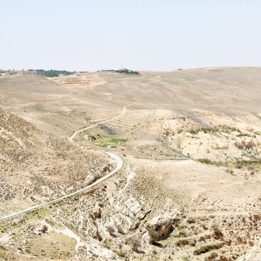 cennet dağ jordan antik kale manzarası