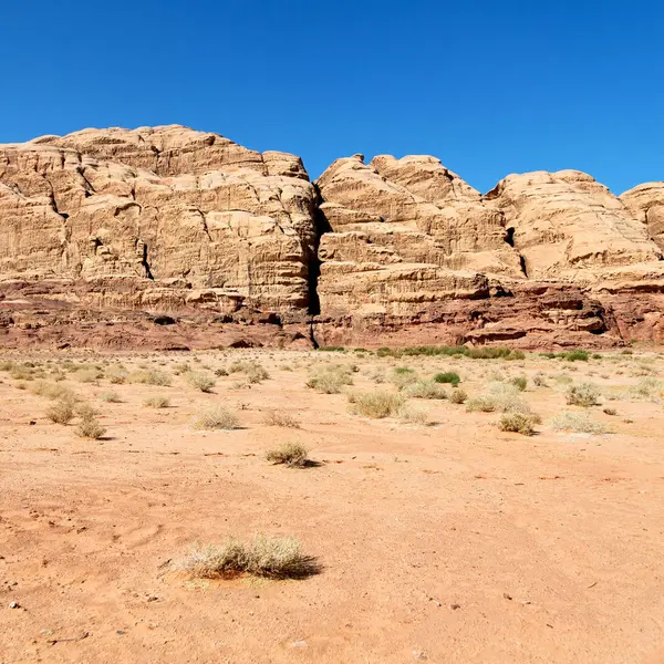 Пустыне Вади Ром Иордании Песка Горных Приключений Destinatio — стоковое фото