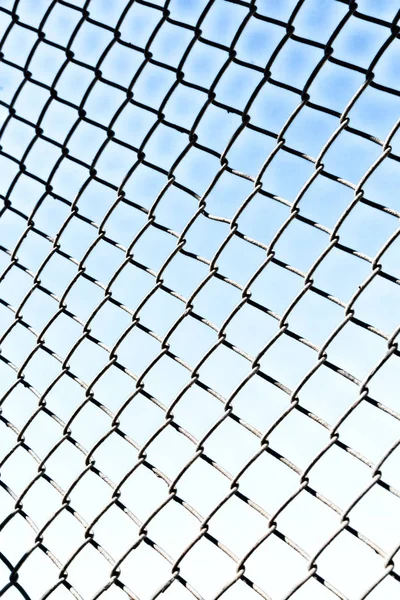 Abstract Texture Metal Grid Surface Background Sky — Stock Photo, Image