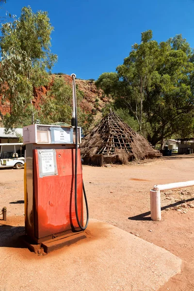 Australia Viejo Concepto Servicio Estación Bombeo Gasolina — Foto de Stock