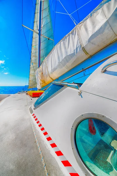 Australien Das Konzept Der Navigation Und Windgeschwindigkeit Beim Segeln — Stockfoto