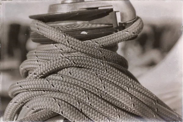 Στην Αυστραλία Έννοια Της Πλοήγησης Γουίτ Vassel Σχοινί Αρέσουν Φόντο — Φωτογραφία Αρχείου