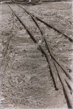 Avustralya'da demiryolu doğada terk edilmiş