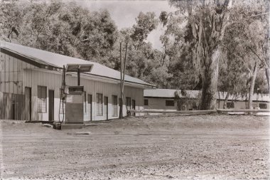 Avustralya eski benzin pompa istasyonu hizmet anlayışı