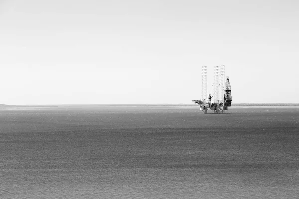 Austrália Conceito Industrial Com Uma Plataforma Shore Oceano Claro — Fotografia de Stock