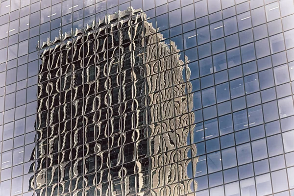 Sydney Australië Reflex Van Wolkenkrabber Het Venster Als Abstracte Achtergrond — Stockfoto