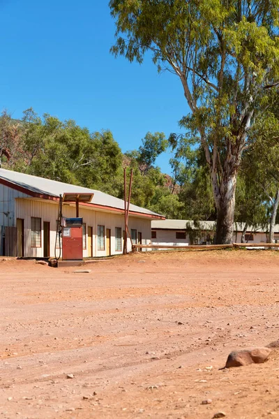 Australia Viejo Concepto Servicio Estación Bombeo Gasolina — Foto de Stock