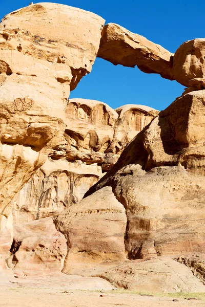 Rustige Schot Van Stenen Woestijn Oman Rub Khali — Stockfoto