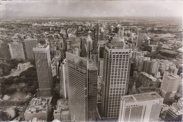 Australien Sydney Utsikten Från Tornet Eye Skyskrapa Och Bostads — Stockfoto