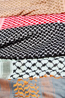 Pamuk geleneksel sembolik Arap eşarp arka plan soyut gibi doku