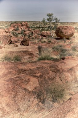 Avustralya'da şeytan s rocks northern Territory'deki mermer