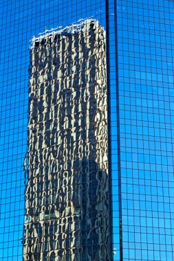 Sydney Avustralya'da gökdelen penceresinde arka plan gibi refleks