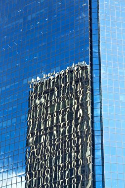 Sydney Avustralya'da gökdelen penceresinde arka plan gibi refleks