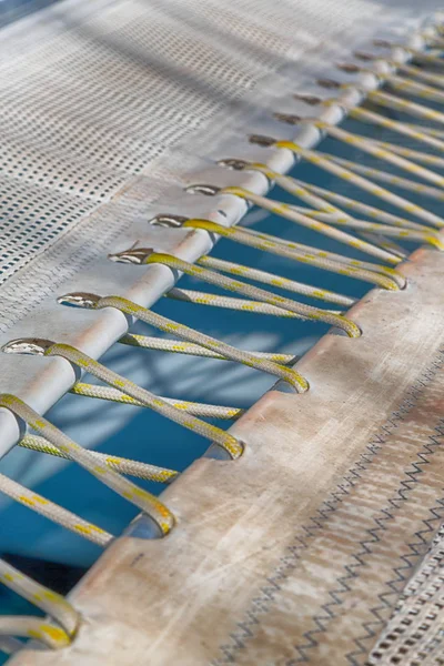 Austrália Textura Abstrata Cobertor Plástico Corda Catamarã — Fotografia de Stock