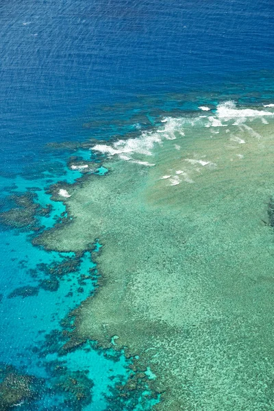 De grote reef uit de hoge — Stockfoto