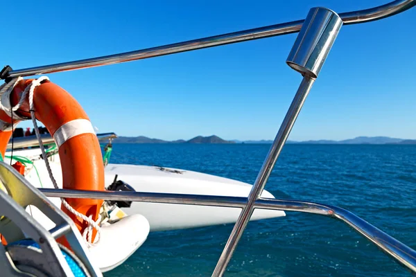 Lifebuoy 바다에 안전의 개념 — 스톡 사진