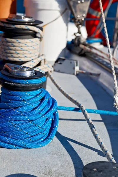 O conceito de navegação com corda vassel — Fotografia de Stock