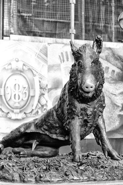 Sydney the antique statue of a boar — Stock Photo, Image