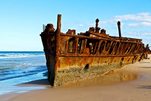 Der alte hölzerne Hafen als Urlaubskonzept — Stockfoto