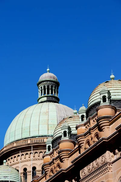 Australië Sydney Antieke Queen Victoria Building Koepel Hemel — Stockfoto