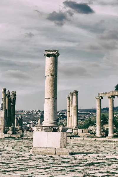 Йорданії Антикварне Археологічне Місце Класична Спадщина Туристів — стокове фото