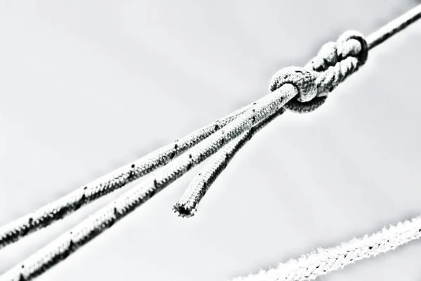 Австралійському Катамарані Стара Мотузка Небі Абстрактна Концепція — стокове фото
