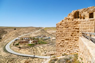 cennet dağ jordan antik kale manzarası