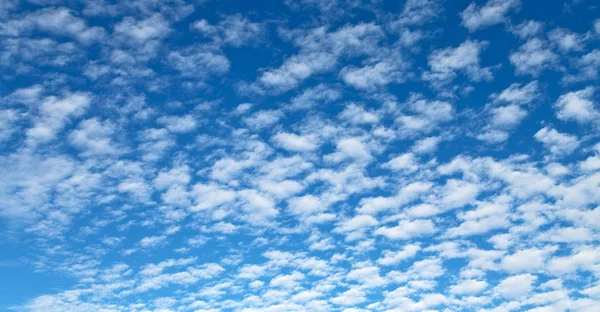 Imagen Marco Completo Hermoso Cielo Lleno Nubes Textura Fondo — Foto de Stock