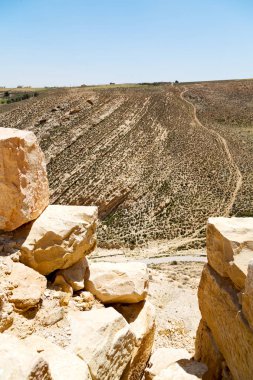 cennet dağ jordan antik kale manzarası