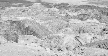cennet dağ jordan antik kale manzarası