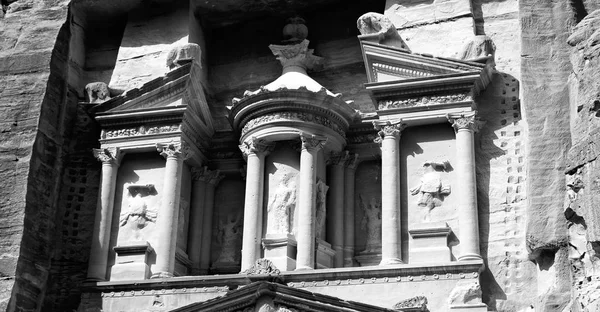 Antique Site Petra Jordan Monastery — Stock Photo, Image