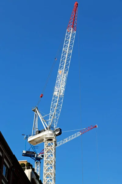 Austrália Guindaste Céu Vazio Conceito Trabalho — Fotografia de Stock