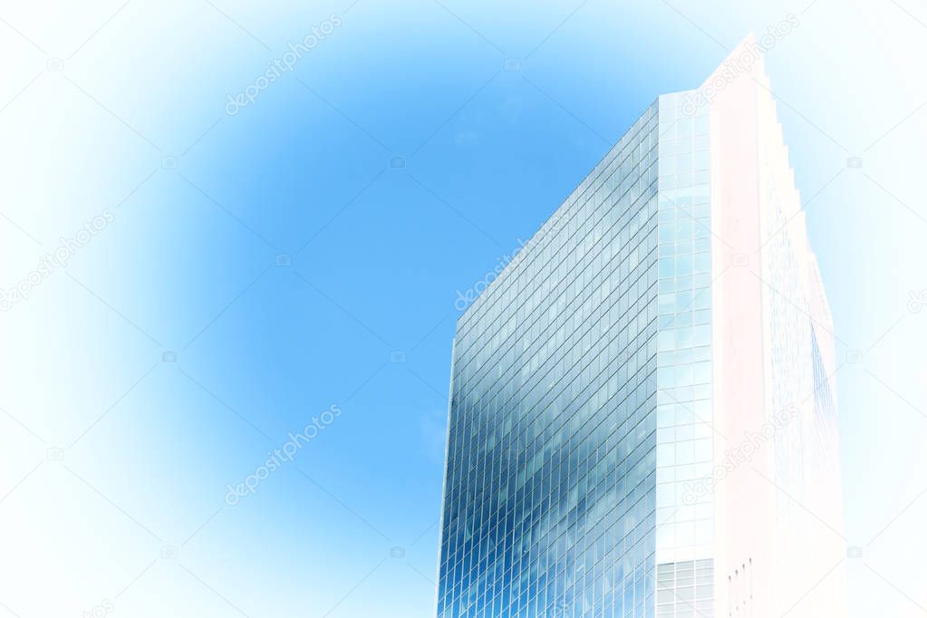 full frame image of skyscraper abstract background