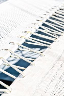 plastik battaniye ve ip soyut doku 