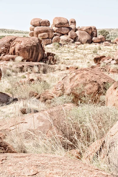 In australia le rocce di marmo del diavolo — Foto Stock