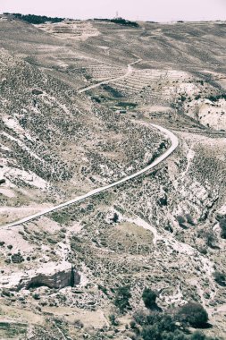 cennet dağ jordan antik kale manzarası